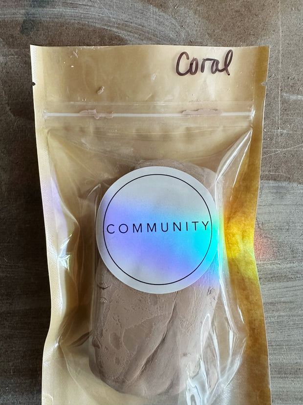 Stained Clay- Coral
