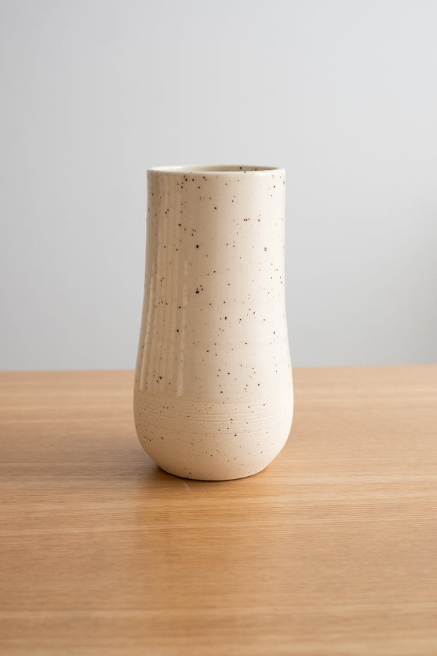 Clear Medium Round Vase