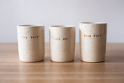 18k gold zero fucks tumbler