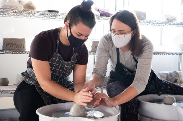 Date Night Wheel Throwing Pottery Workshop